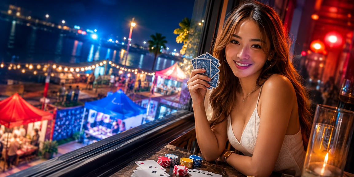 Pemain Malaysia menikmati permainan kad poker dalam talian di wau888